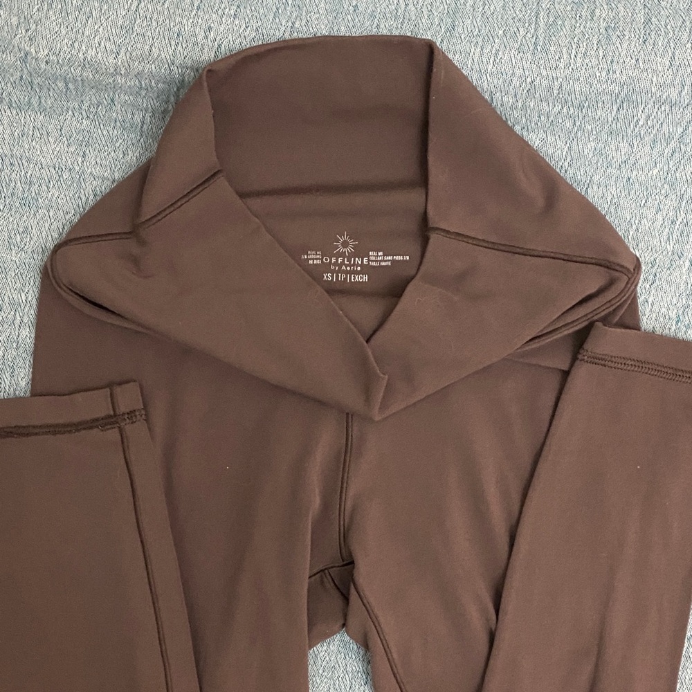 Aerie Chocolate Brown Women's Leggings XS